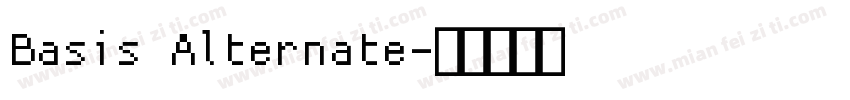 Basis Alternate字体转换